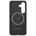 Puzdro Samsung Enzo Aramid pre Samsung Galaxy S25+ Čierna-Strieborná
