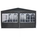 vidaXL Párty stan Antracit 800 x 400 x 266 cm Polyetylén