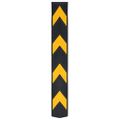 vidaXL Reflexné rohové chrániče 10 ks guma 80 cm