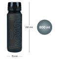 Tritanová fľaša na nápoje Black 800 ml