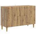 vidaXL Servírovacia skriňa Dub artisan 89 x 34,5 x 60 cm