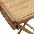 vidaXL Skladací stolík s podnosom 70,5x42,5x80 cm bambus