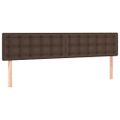 VidaXL Čelo postele hnedé 180x5x78/88 cm umelá koža