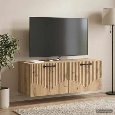 vidaXL Nástenná TV skrinka 78,5 x 31 x 30 cm Dub artisan
