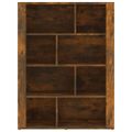 vidaXL Komoda dymový dub 80x30x106 cm spracované drevo