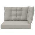 vidaXL Vankúš na vonkajšiu pohovku Polyester Sivá 68,5 x 68,5 cm