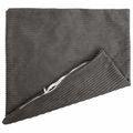 vidaXL Poťah na podložku 2 pcs HEERLEN Tmavosivá 60 x 60 cm manšestr