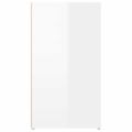 vidaXL Komoda lesklá biela 100x33x59,5 cm spracované drevo