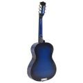 vidaXL Klasická gitara pre začiatočníkov a deti modrá 3/4 36"