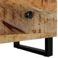 vidaXL Nočné stolíky 2 ks 40x33x46 cm masívne mangovníkové drevo
