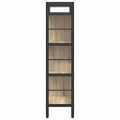 vidaXL Regál na knihy 7 úrovní 75 x 30 x 123,5 cm Kompozitné drevo