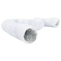 vidaXL Ventilačné potrubie hliník a PVC 6 m Ø15 cm