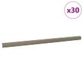 vidaXL Schodové hrany 30 ks šampanského 67 x 3.5 x 3 cm Hliník
