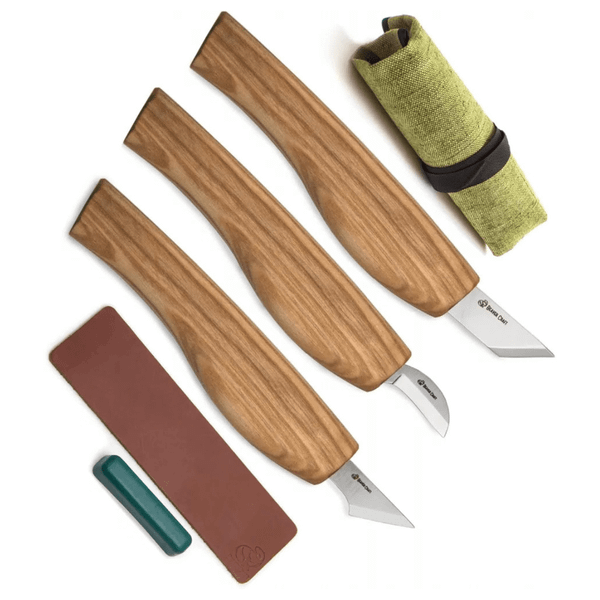 S55 Beavercraft Wood Carving Set + accessories