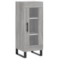 vidaXL Komoda sivý dub sonoma 34,5x34x90 cm spracované drevo