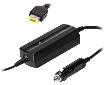 TRX Akyga napájaci adaptér do auta/ 20V/ 3,25A/ 65W/ Square yellow Slim Tip/ pre notebooky IBM/ Lenovo Napájaci autoadaptér, pre notebooky IBM, Lenovo, 20V, 3,25A, 65W, Square yellow Slim Tip