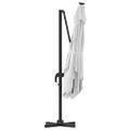 vidaXL Roma Parasol Béžová 286 x 284 x 265 cm Hliník a polyester