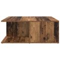 vidaXL Konferenčný stolík Staré drevo 80 x 80 x 31 cm Kompozitné drevo