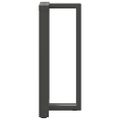 vidaXL Nohy barového stola v tvare T, 2 ks, antracitové, 50x35x(90-91) cm, oceľ