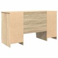 vidaXL Stôl dub sonoma Kompozitné drevo 140 x 49 x 76 cm