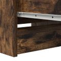 vidaXL Komoda dymový dub 37,5x35x99 cm spracované drevo