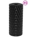 vidaXL Balkónové zásteny 5 ks čierne 255x19 cm polyratan