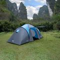 Rodinný stan NILS Camp NC6431 Highland IV modrý/sivý