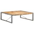 vidaXL Konferenčný stolík 120x120x40 cm, surové mangové drevo