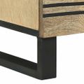 vidaXL Servírovacia skriňa Hnedá 80 x 33 x 75 cm mangový masív