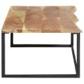 vidaXL Vešiak so živou hranou 100x35x22 cm masívne akáciové drevo