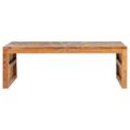 vidaXL TV stolík 110x60x38 cm, tíkový masív