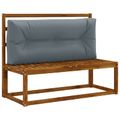 vidaXL Vankúš na paletu VIANEN 100% polyester Modrá 120 x 60 x 12 cm