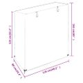 vidaXL Kryty na hojdaciu lavicu 2ks 8očiek 125x90x135/165cm polyetylén