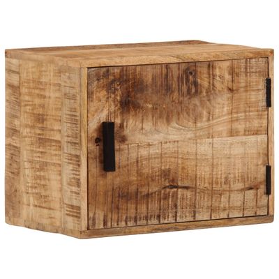 vidaXL Nástenná nočná skrinka 40x30x25 cm mangový masív