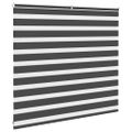 vidaXL Zebra roleta čierna 165x100 cm šírka látky 160,9cm polyester