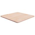 vidaXL Štvorcová stolová doska 50x50x1,5 cm neošetrený dubový masív