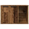vidaXL Uzavretý box na stelivo staré drevo 60x40x40cm kompozitné drevo