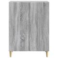 vidaXL Servírovacia skriňa Sivá sonoma 66 x 34,5 x 90 cm
