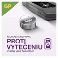 Alkalická gombíková batéria GP LR44 (A76F)