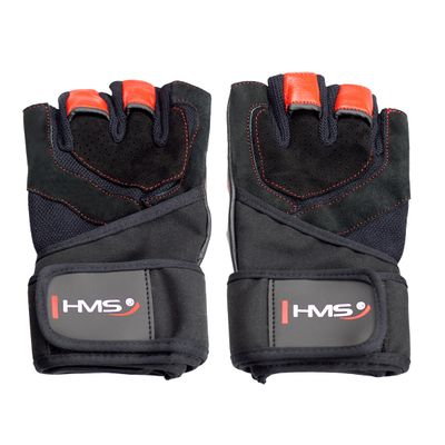 Fitness rukavice červené RST01 hms