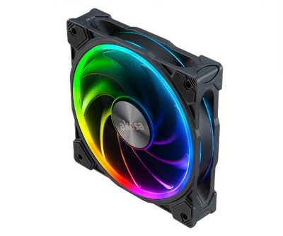 prídavný ventilátor Akasa SOHO AR LED 12 cm RGB