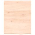 vidaXL Kúpeľňová doska 40x50x(2-4) cm neošetrený masív