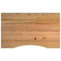 vidaXL pracovný stôl svetlohnedá 100x60x(71,5-98) cm masívny dub