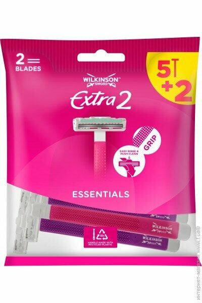 Wilkinson Extra 2 Essentials jednorazový dámsky holiaci strojček, 7ks (W302321500)