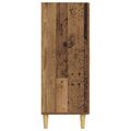 vidaXL Servírovacia skriňa Staré drevo 69,5 x 34 x 90 cm