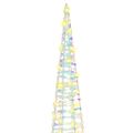 vidaXL Vianočný stromček 3 ks 90 LED Teplá biela 20 x 20 x 80 cm PET