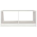 vidaXL Konferenčný stolík biely 75x50x33,5 cm borovicový masív