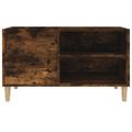 vidaXL Skrinka na platne dymový dub 84,5x38x48 cm kompozitné drevo