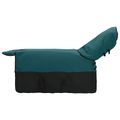 vidaXL Plášť pre kone Tmavozelená a čierna 85 cm Polyester