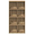 vidaXL knižnica Dub Artisan 66x30x130 cm Drevo